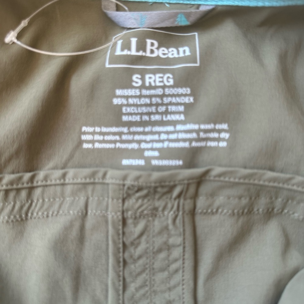 L.L. Bean Women's Olive Green Performance Utility Vest Sleeveless Sz S - Picture 5 of 10
